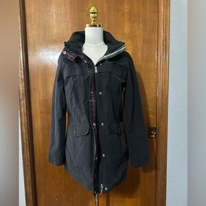 Vintage Pendleton Navy Utility Chore Jacket with Plaid Flannel lining M